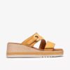 Kidiki Cove gele nubuck Wedges voor dames
