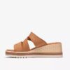 Kidiki Cove tan nubuck Wedges voor dames Kidiki Cove tan nubuck Wedges voor dames