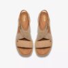 Kidiki Sun beige combinatie-Wedges voor dames