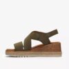 Kidiki Sun donkerolijfkleurige nubuck-Wedges voor dames Kidiki Sun donkerolijfkleurige nubuck-Wedges voor dames