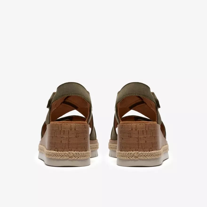 Kidiki Sun donkerolijfkleurige nubuck-Wedges voor dames Kidiki Sun donkerolijfkleurige nubuck-Wedges voor dames
