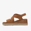 Kidiki Sun Tan nubuck Wedges voor dames Kidiki Sun Tan nubuck Wedges voor dames