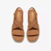 Kidiki Sun Tan nubuck Wedges voor dames Kidiki Sun Tan nubuck Wedges voor dames