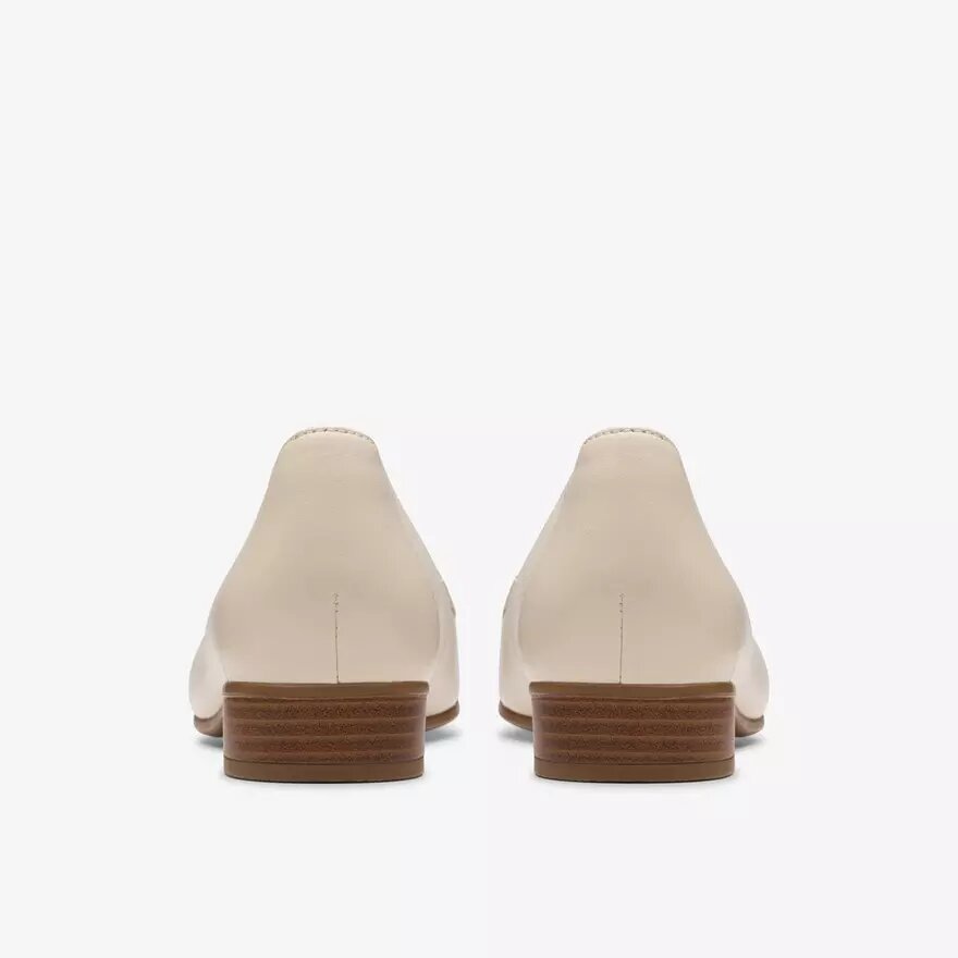 Krystine Lily crèmekleurige leren loafer voor dames Krystine Lily crèmekleurige leren loafer voor dames