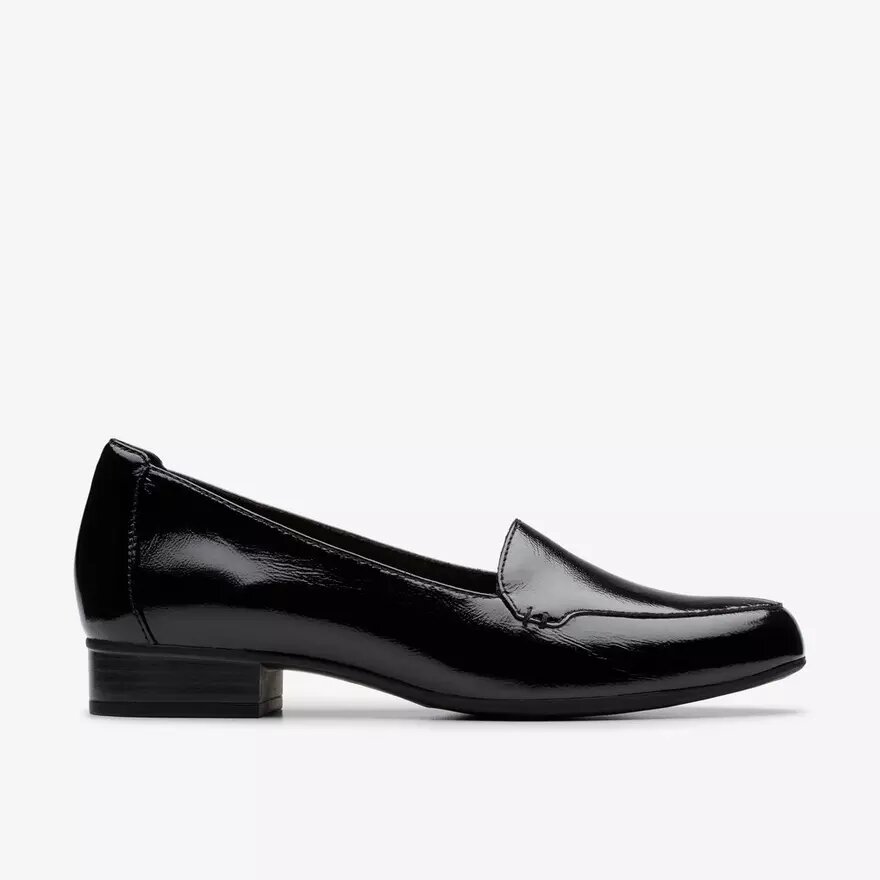 Krystine Lily zwarte lakleren Slip-ons voor dames Krystine Lily zwarte lakleren Slip-ons voor dames