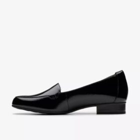 Krystine Lily zwarte lakleren Slip-ons voor dames