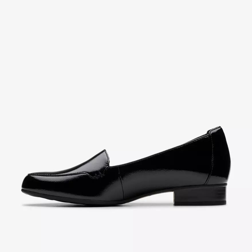 Krystine Lily zwarte lakleren Slip-ons voor dames Krystine Lily zwarte lakleren Slip-ons voor dames