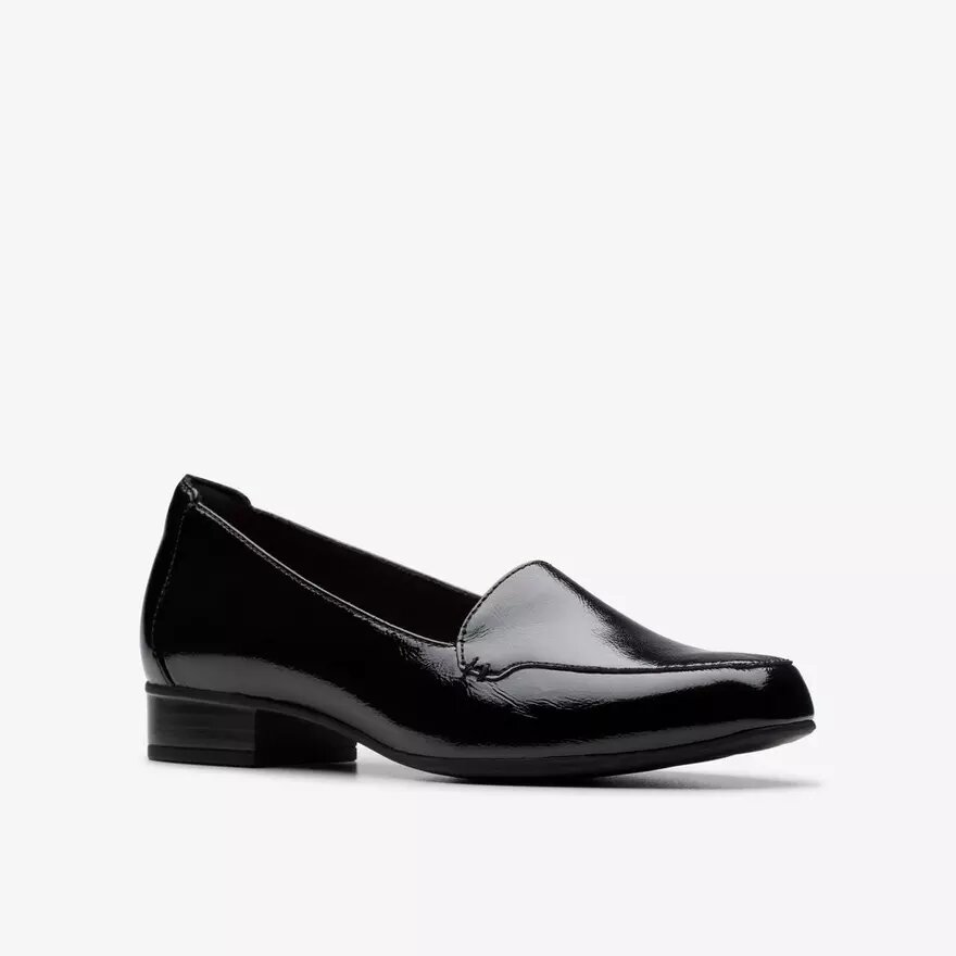 Krystine Lily zwarte lakleren Slip-ons voor dames Krystine Lily zwarte lakleren Slip-ons voor dames