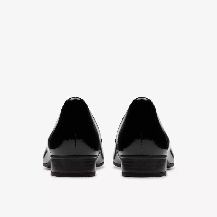 Krystine Lily zwarte lakleren Slip-ons voor dames Krystine Lily zwarte lakleren Slip-ons voor dames