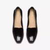 Krystine Lily zwarte lakleren Slip-ons voor dames Krystine Lily zwarte lakleren Slip-ons voor dames