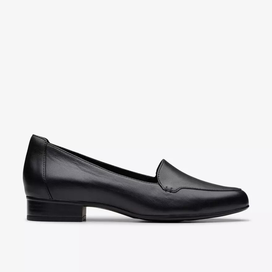 Krystine Lily zwarte leren Slip-ons voor dames Krystine Lily zwarte leren Slip-ons voor dames