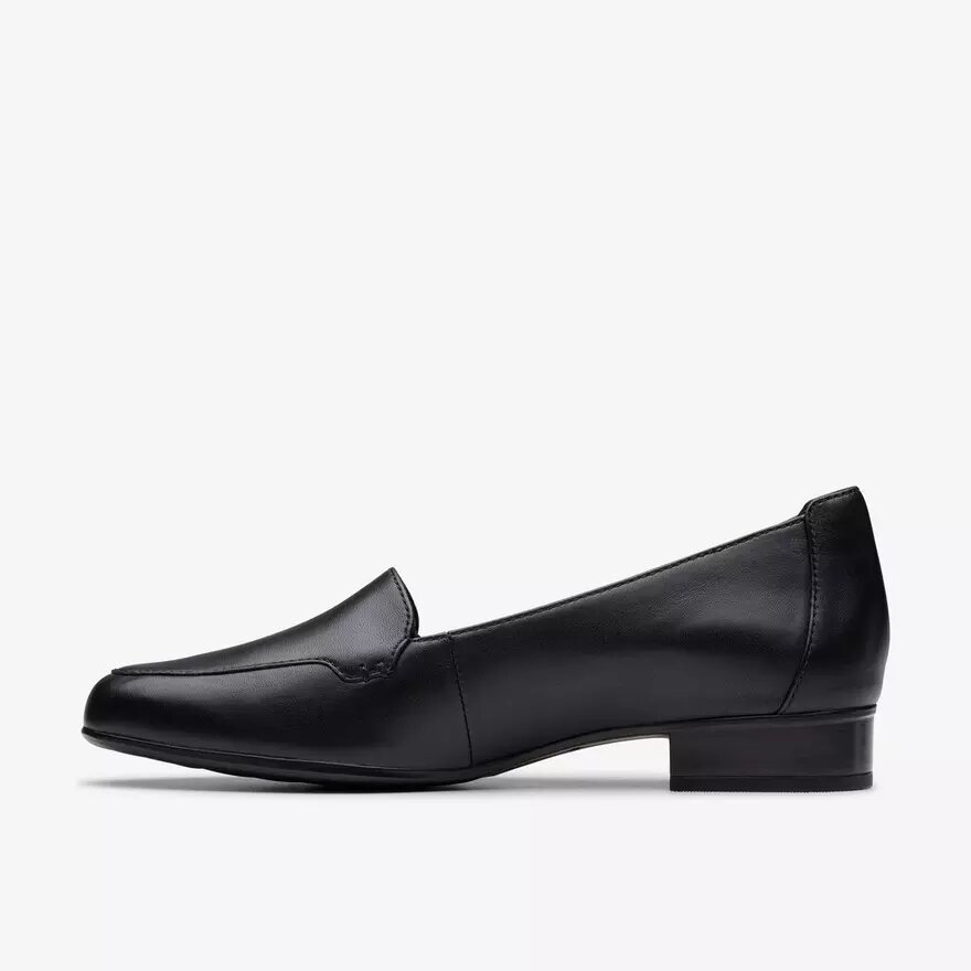 Krystine Lily zwarte leren Slip-ons voor dames Krystine Lily zwarte leren Slip-ons voor dames