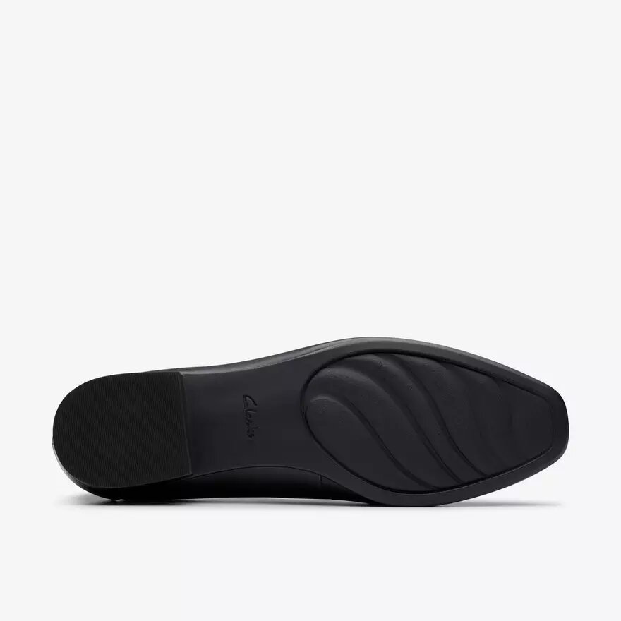 Krystine Lily zwarte leren Slip-ons voor dames Krystine Lily zwarte leren Slip-ons voor dames
