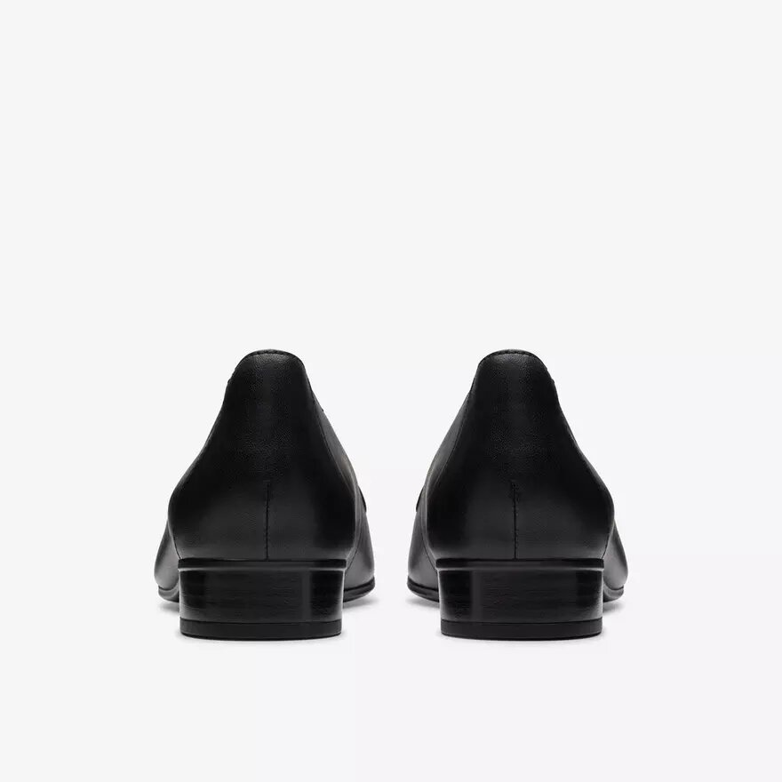 Krystine Lily zwarte leren Slip-ons voor dames Krystine Lily zwarte leren Slip-ons voor dames