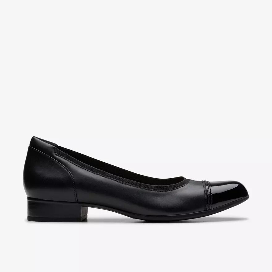 Krystine May zwarte leren Slip-ons voor dames Krystine May zwarte leren Slip-ons voor dames