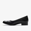 Krystine May zwarte leren Slip-ons voor dames Krystine May zwarte leren Slip-ons voor dames