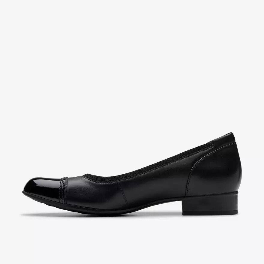 Krystine May zwarte leren Slip-ons voor dames Krystine May zwarte leren Slip-ons voor dames
