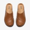 Laurieann Lux tan leren Clogs & Muiltjes voor dames Laurieann Lux tan leren Clogs & Muiltjes voor dames
