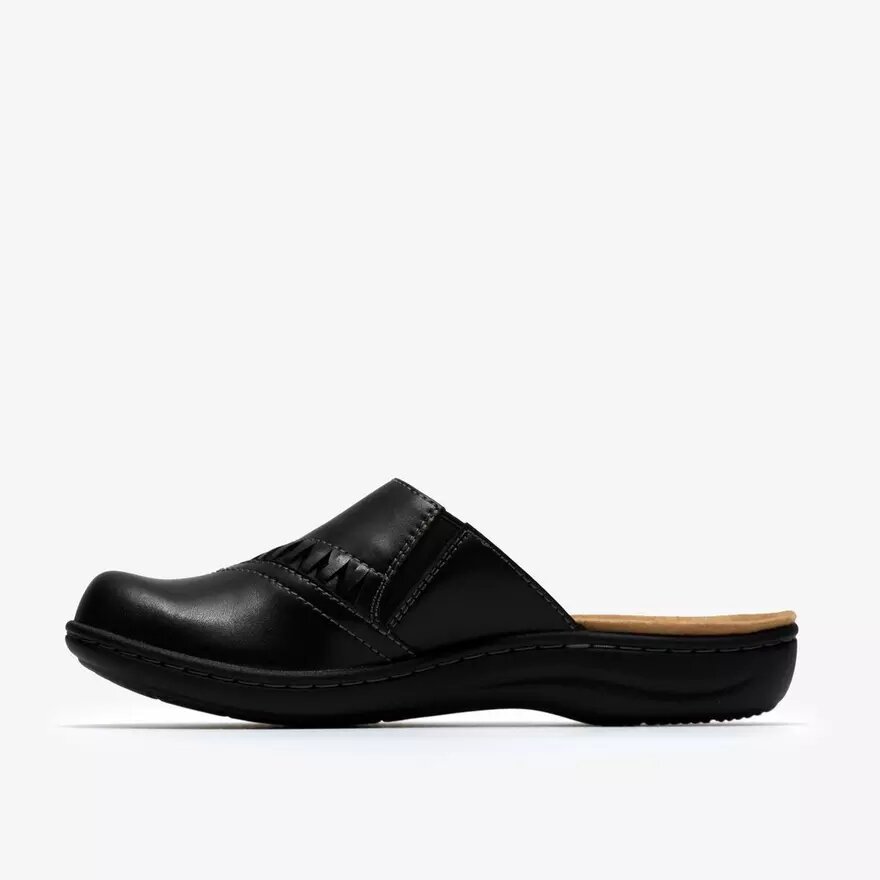 Laurieann Lux zwarte leren Clogs & Muiltjes voor dames Laurieann Lux zwarte leren Clogs & Muiltjes voor dames