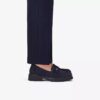 Lauryl Step marineblauwe suède Loafers voor dames