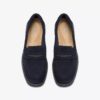 Lauryl Step marineblauwe suède Loafers voor dames