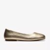 Livia Lily ballerina’s voor dames in zacht goud