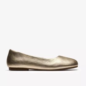 Livia Lily ballerina’s voor dames in zacht goud