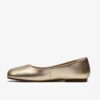 Livia Lily ballerina’s voor dames in zacht goud