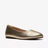 Livia Lily ballerina’s voor dames in zacht goud