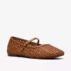 Livia Sky Tan geweven ballerina’s voor dames Livia Sky Tan geweven ballerina’s voor dames