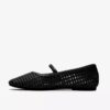 Livia Sky zwarte geweven ballerina’s voor dames Livia Sky zwarte geweven ballerina’s voor dames
