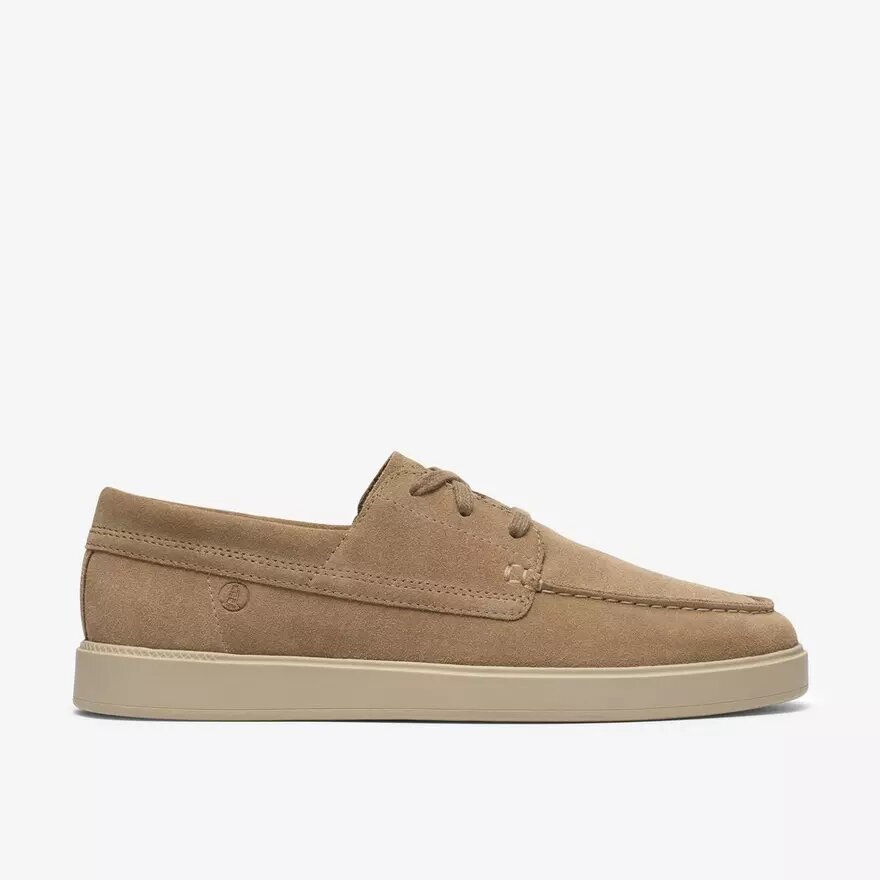 Lockford Bootchoen van donkerzandkleurig suède Lockford Bootchoen van donkerzandkleurig suède