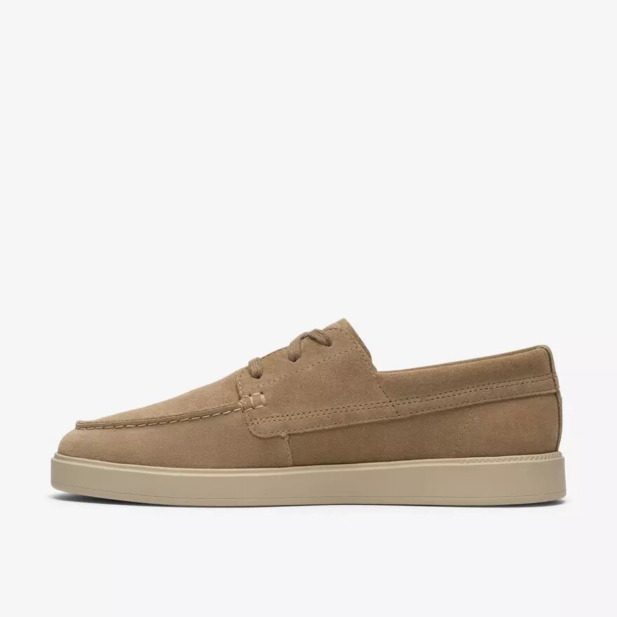 Lockford Bootchoen van donkerzandkleurig suède Lockford Bootchoen van donkerzandkleurig suède