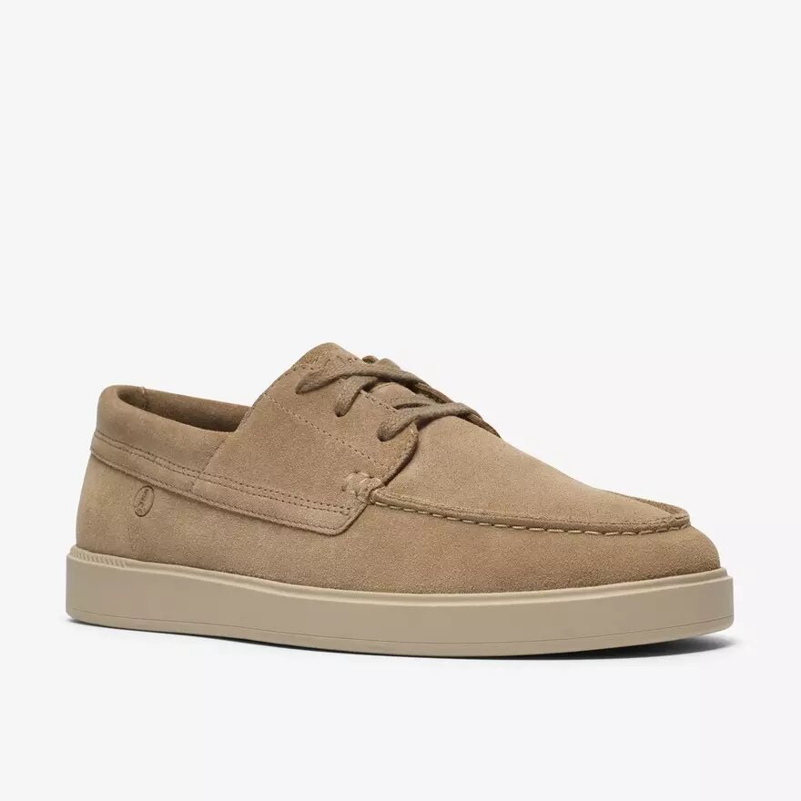 Lockford Bootchoen van donkerzandkleurig suède Lockford Bootchoen van donkerzandkleurig suède