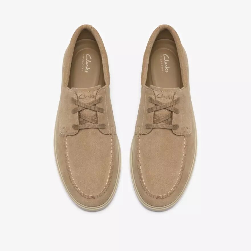 Lockford Bootchoen van donkerzandkleurig suède Lockford Bootchoen van donkerzandkleurig suède