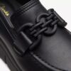 Loriini Izzy zwarte leren Loafers voor dames Loriini Izzy zwarte leren Loafers voor dames