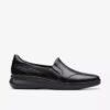 Lynell Edge zwarte leren Loafers voor dames Lynell Edge zwarte leren Loafers voor dames
