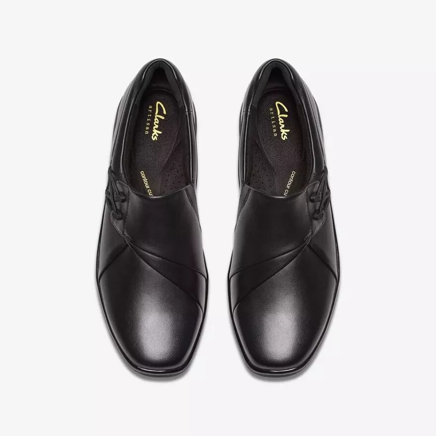 Lynell Slip-ons – zwarte leren slip-ons voor dames Lynell Slip-ons – zwarte leren slip-ons voor dames