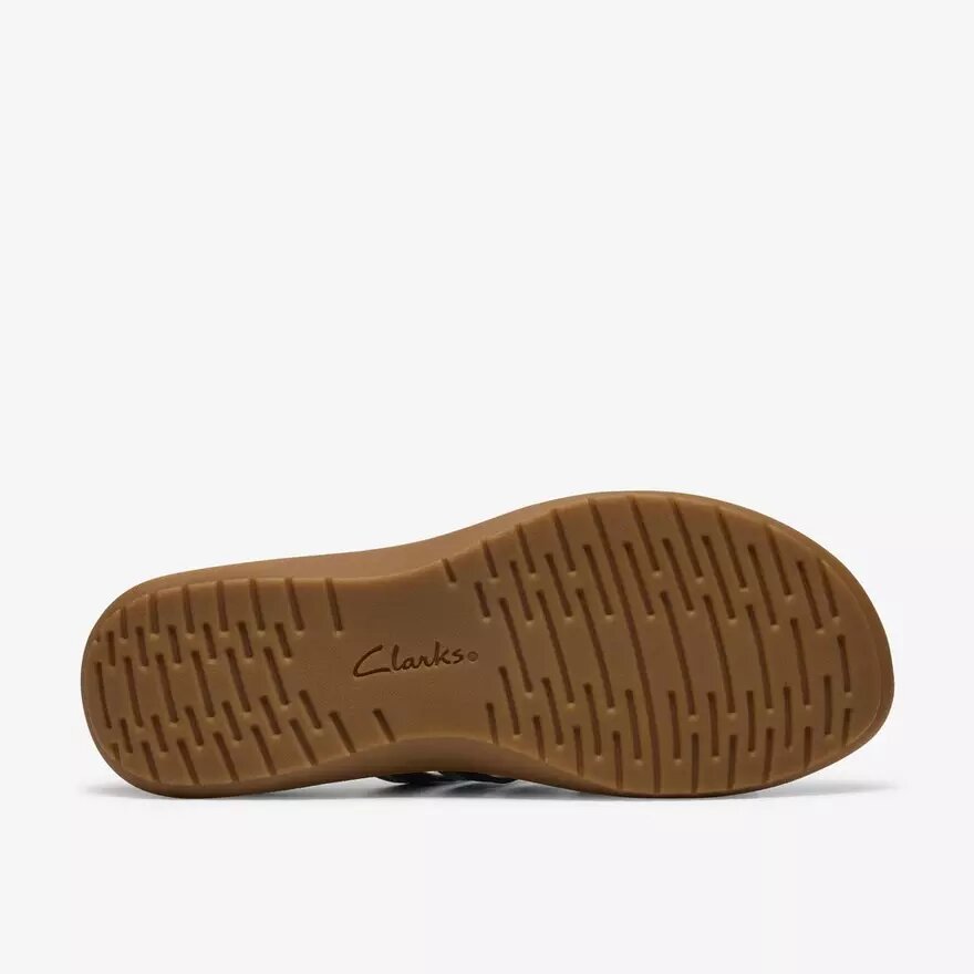 Maelynn Abby blauwe combinatie-platte sandalen voor dames Maelynn Abby blauwe combinatie-platte sandalen voor dames