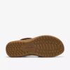 Maelynn Gem Tan nubuck platte sandalen voor dames Maelynn Gem Tan nubuck platte sandalen voor dames