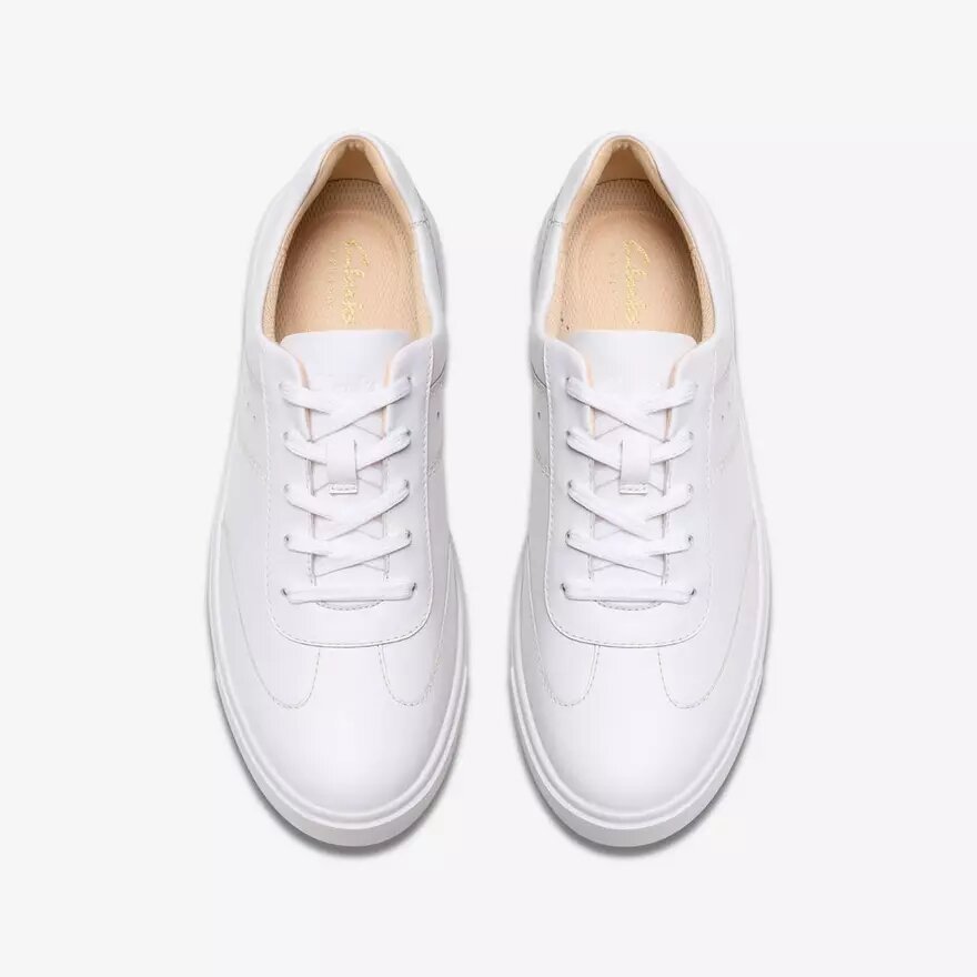 Makea Court witte leren Sneakers voor dames Makea Court witte leren Sneakers voor dames