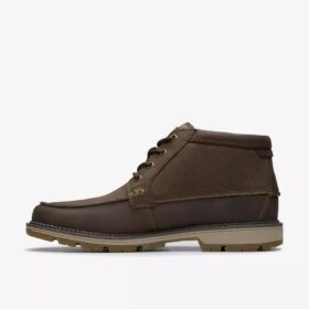 Maplewalk Moc bruine enkellaarsjes voor heren in de stijl van Chukka boots