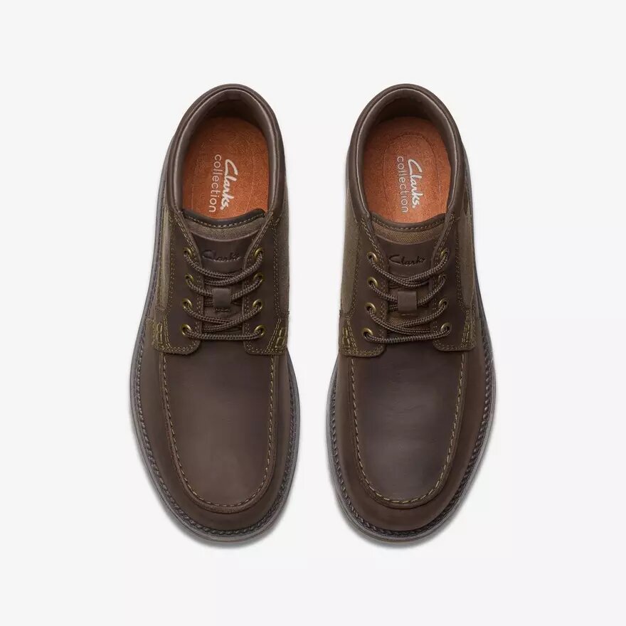 Maplewalk Moc bruine enkellaarsjes voor heren in de stijl van Chukka boots Maplewalk Moc bruine enkellaarsjes voor heren in de stijl van Chukka boots