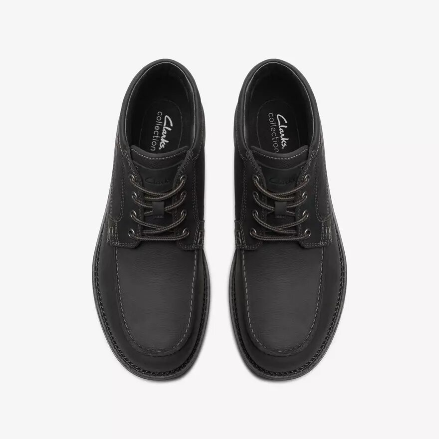 Maplewalk Moc zwarte enkellaarsjes voor heren Maplewalk Moc zwarte enkellaarsjes voor heren