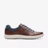 Mapstone Lace mahoniehouten leren Sneakers voor heren