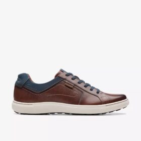 Mapstone Lace mahoniehouten leren Sneakers voor heren
