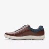Mapstone Lace mahoniehouten leren Sneakers voor heren