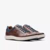 Mapstone Lace mahoniehouten leren Sneakers voor heren