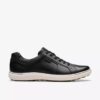 Mapstone Lace zwarte leren Sneakers voor heren