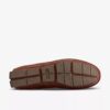 Markman Plain donkerbruine leren mocassin-Loafer voor heren Markman Plain donkerbruine leren mocassin-Loafer voor heren